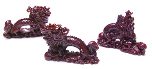 Bild von Drachen Figur rot 6 cm