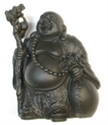 Bild von 19 cm Buddha schwarz