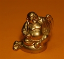 Bild von 5cm gold Buddha Figur Weisheit - Erhobene Hand