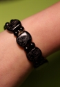 Bild von Doppelarmband Schwarz mit Aufdruck