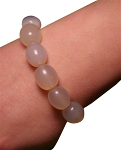 Bild von Weißes Jade-Armband