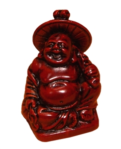 Bild von 9 cm rot Buddha Figur Harmonie