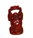 Bild von 9 cm rot Buddha Figur Wohlstand