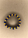 Bild von Doppelarmband Katzenauge Armband Blau-Dunkelgelb