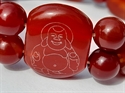 Bild von Doppelarmband Buddha rot