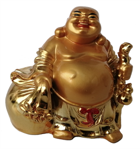 Bild von 9 cm gold Buddha [Sack + Stock]