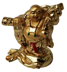 Bild von 9 cm gold Buddha [Reichtum]