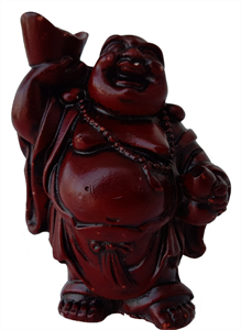 Bild von 9 cm Buddha Rot [Mit Schale]