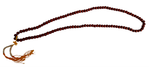 Bild von Gebets-Holzkette in rot