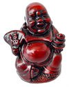 Bild von Buddha Rot [Mit einem Fächer]