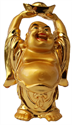 Bild von 9 cm gold Buddha [Mit einer hochgestreckten Schale]