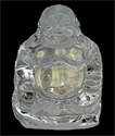 Bild von Glas Kristall Buddha lächelnd