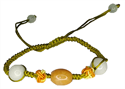 Bild von Olives Zugarmband mit kleiner brauner Perle